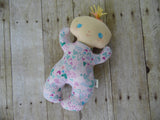 Butterbean Baby - White Girl - Pink Heart Print