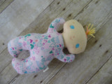 Butterbean Baby - White Girl - Pink Heart Print