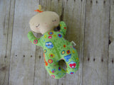 Butterbean Baby - White Girl - Green Woodlands Print