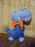 Dinosaur, Boy, T-Rex, Light Blue with Polka Dots