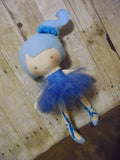 Ballerina Doll, White, Blue