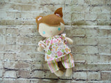 Wee Baby Girl Doll, White, Striped Shorts/Floral Top
