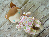 Wee Baby Girl Doll, White, Striped Shorts/Floral Top