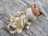 Wee Baby Girl Doll, White, Polka Dot Skirt Matching Top