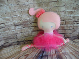 Ballerina Doll, White, Pink