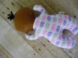 Butterbean Baby Dark Girl - Pink/Purple Elephant Print